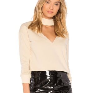 ARIELLA CHOKER SWEATSHIRT